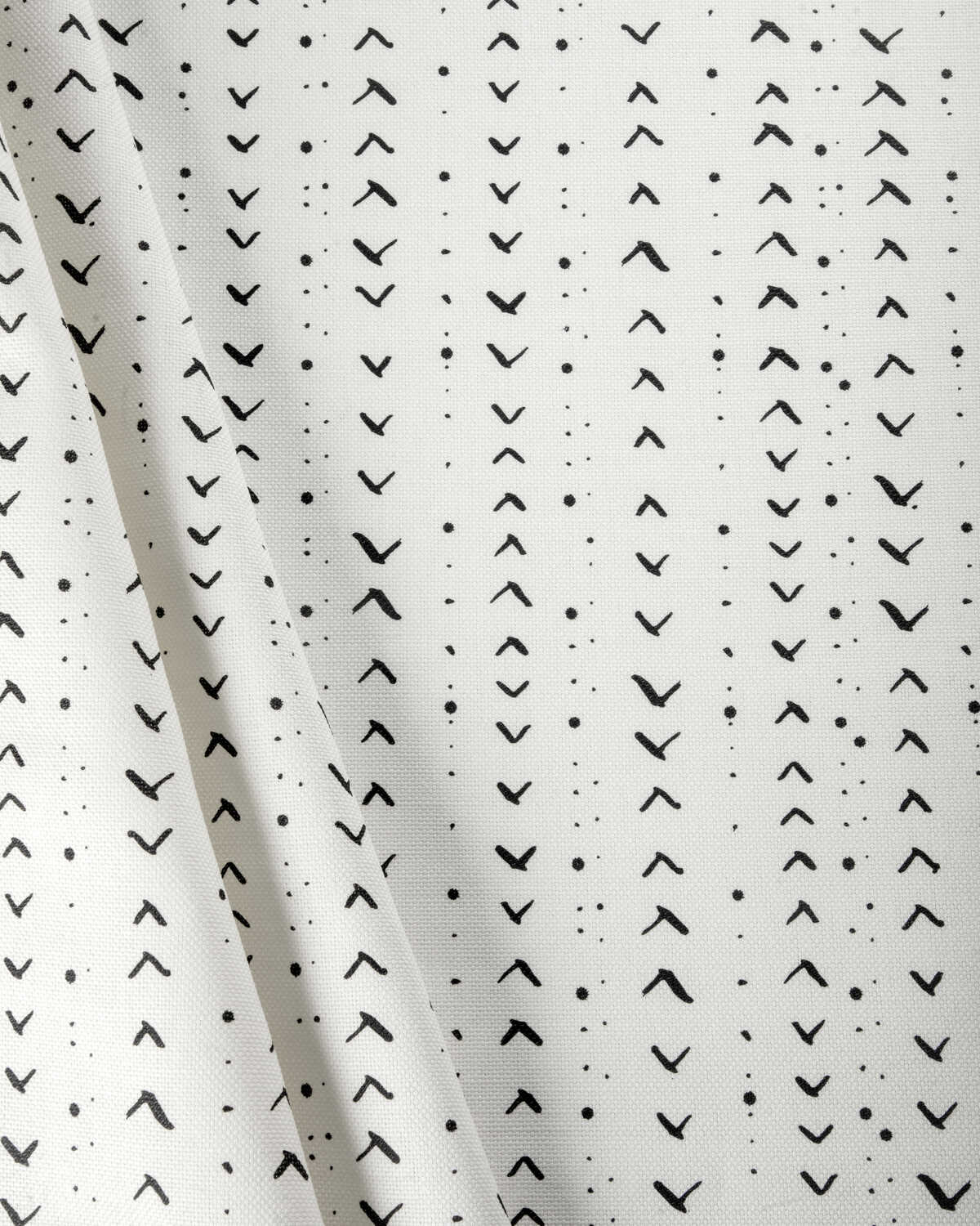 Titik - Black/Oyster - CAROLINE CECIL TEXTILES Fabric