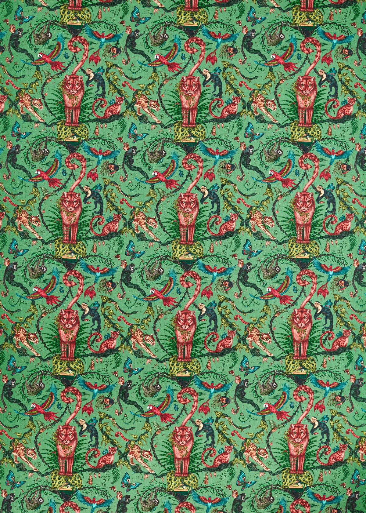 Bosque Dreams - Aquamarine - Clarke And Clarke Fabric
