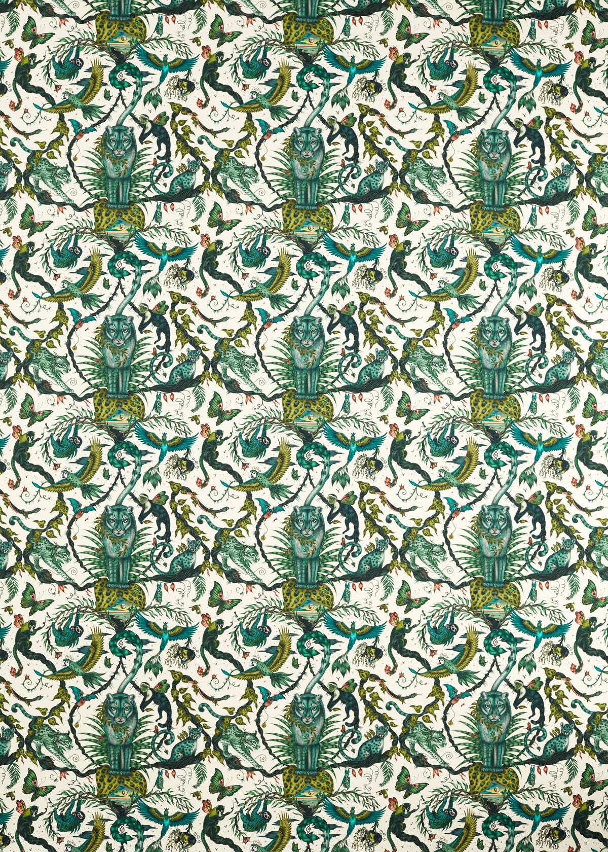 Bosque Dreams - Jungle - Clarke And Clarke Fabric