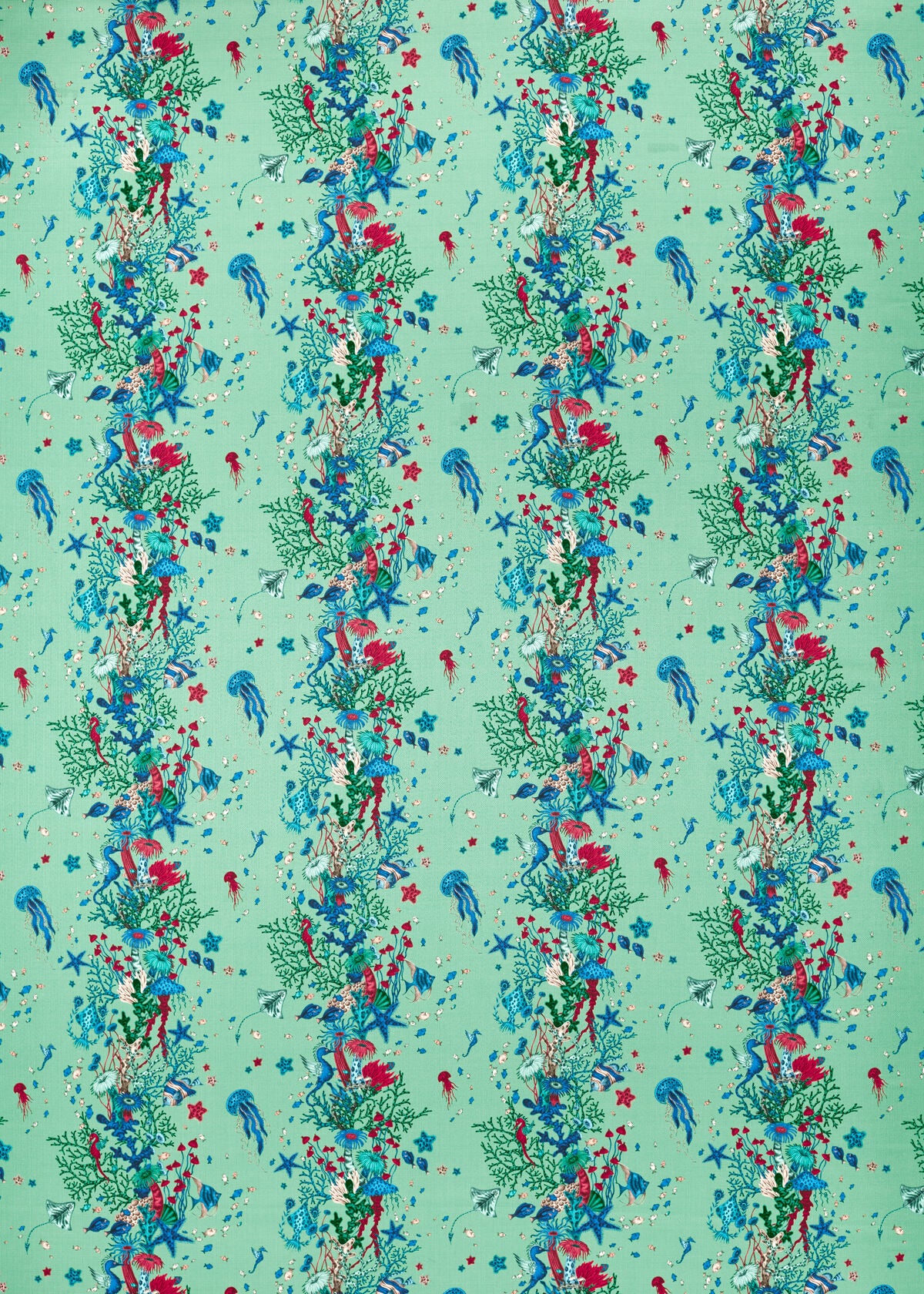 Seaforest - Aqua - Clarke And Clarke Fabric