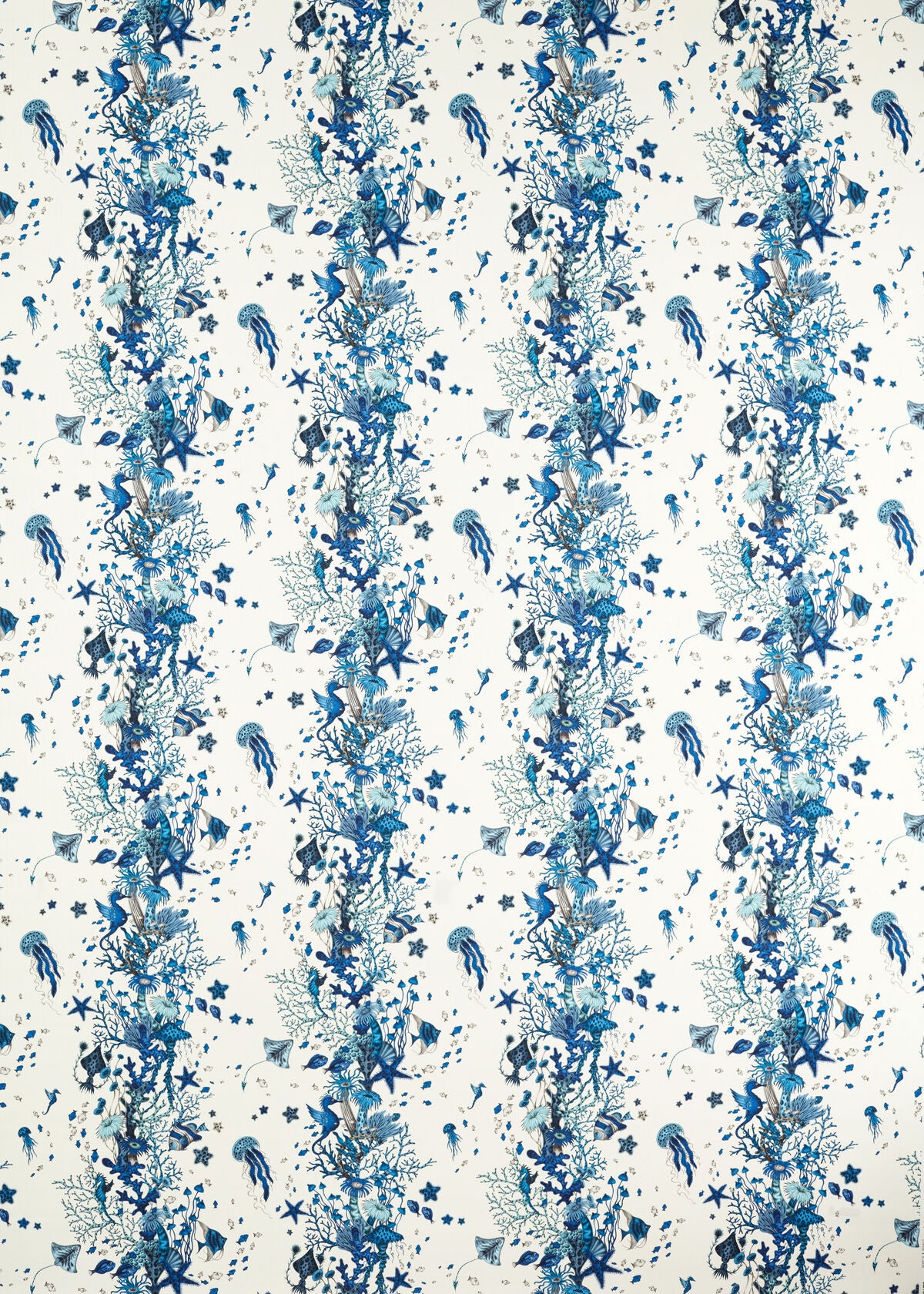 Seaforest - Blue - Clarke And Clarke Fabric