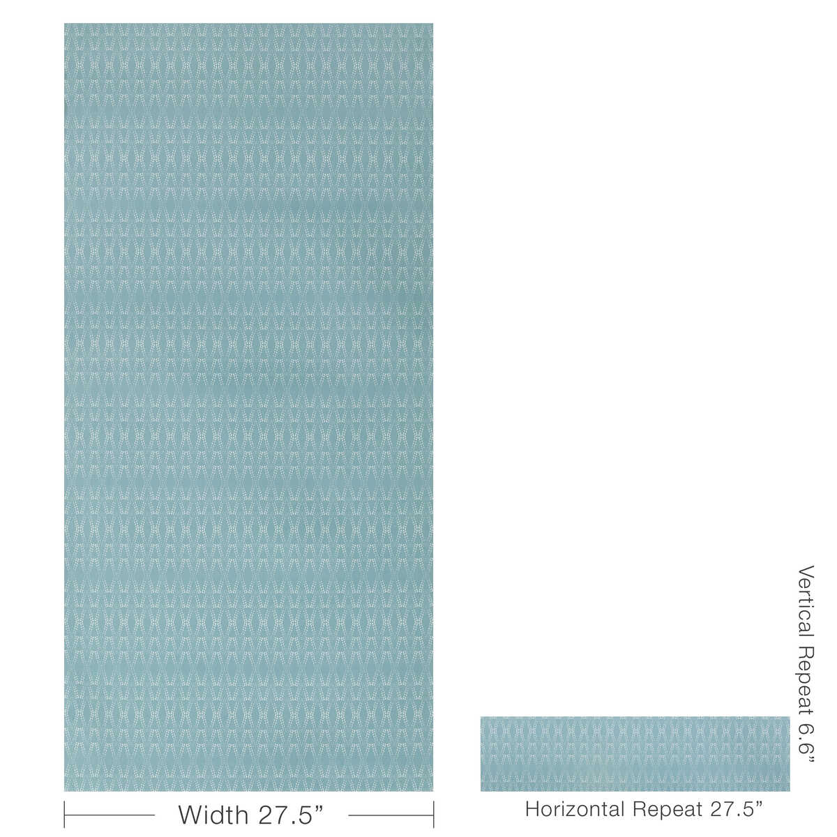 Ketut Wp - Denim - CAROLINE CECIL TEXTILES Wallpaper