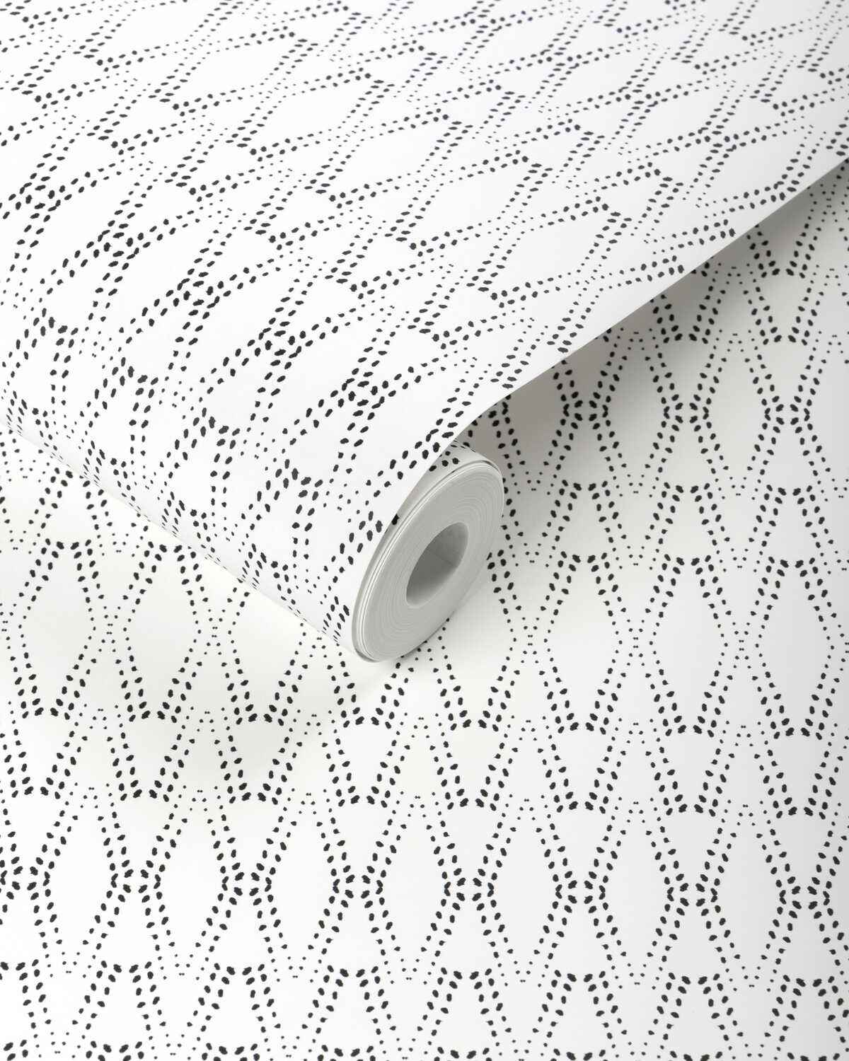 Ccp2346180 Ketut Wp Black Caroline Cecil Textiles Wallpaper - CAROLINE CECIL TEXTILES Wallpaper