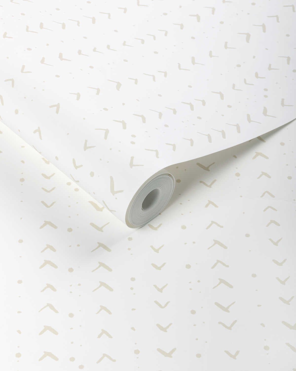 Titik Wp - Linen - CAROLINE CECIL TEXTILES Wallpaper