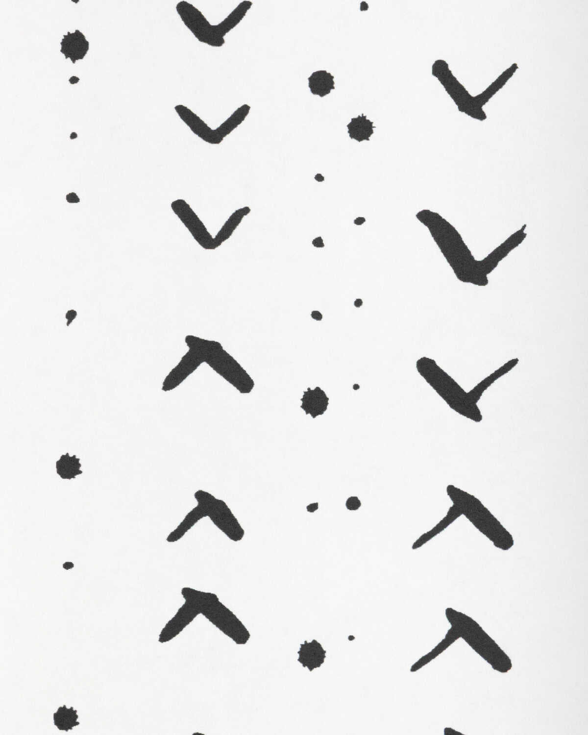 Titik Wp - Black - CAROLINE CECIL TEXTILES Wallpaper