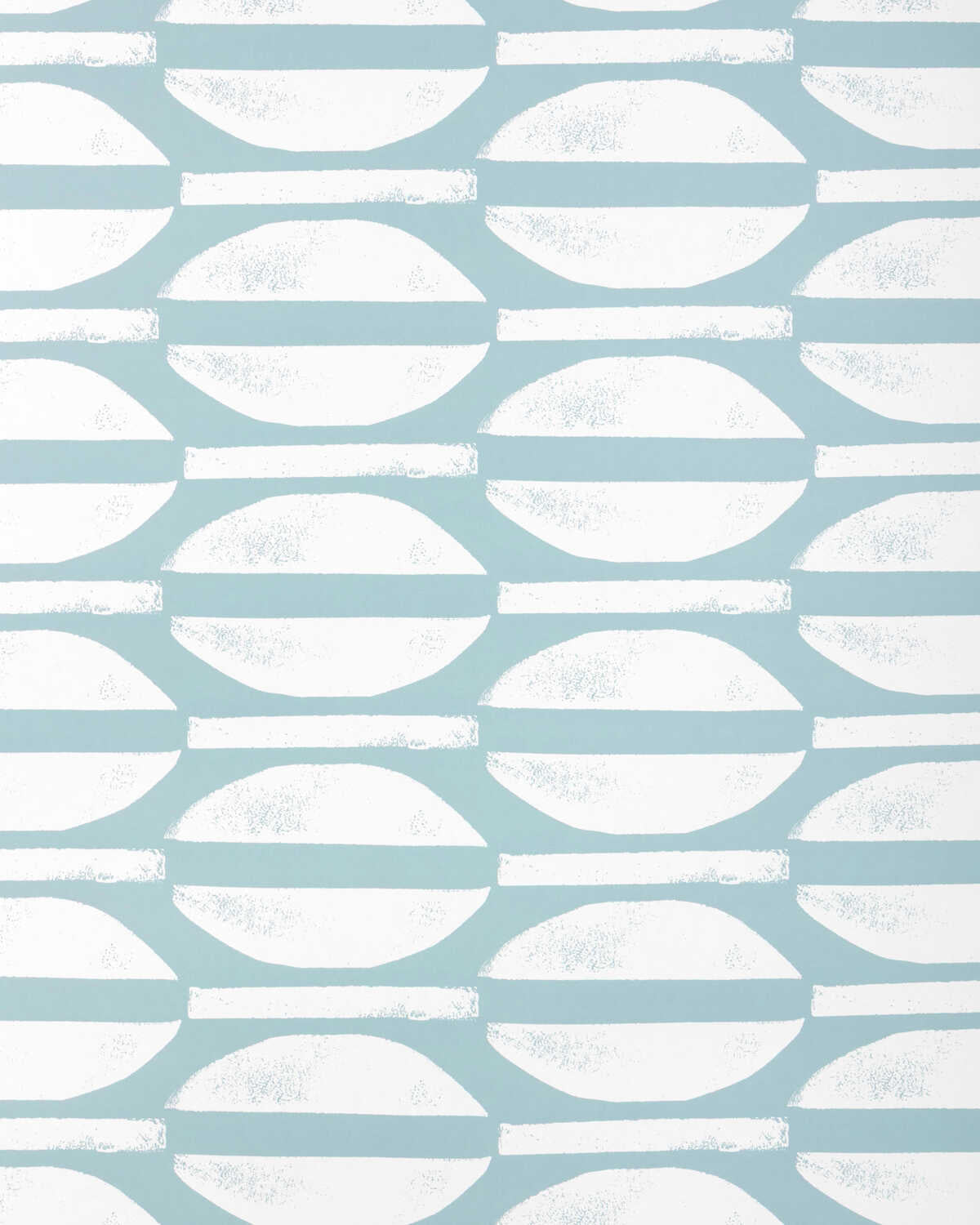 Raja Wp - Denim - CAROLINE CECIL TEXTILES Wallpaper