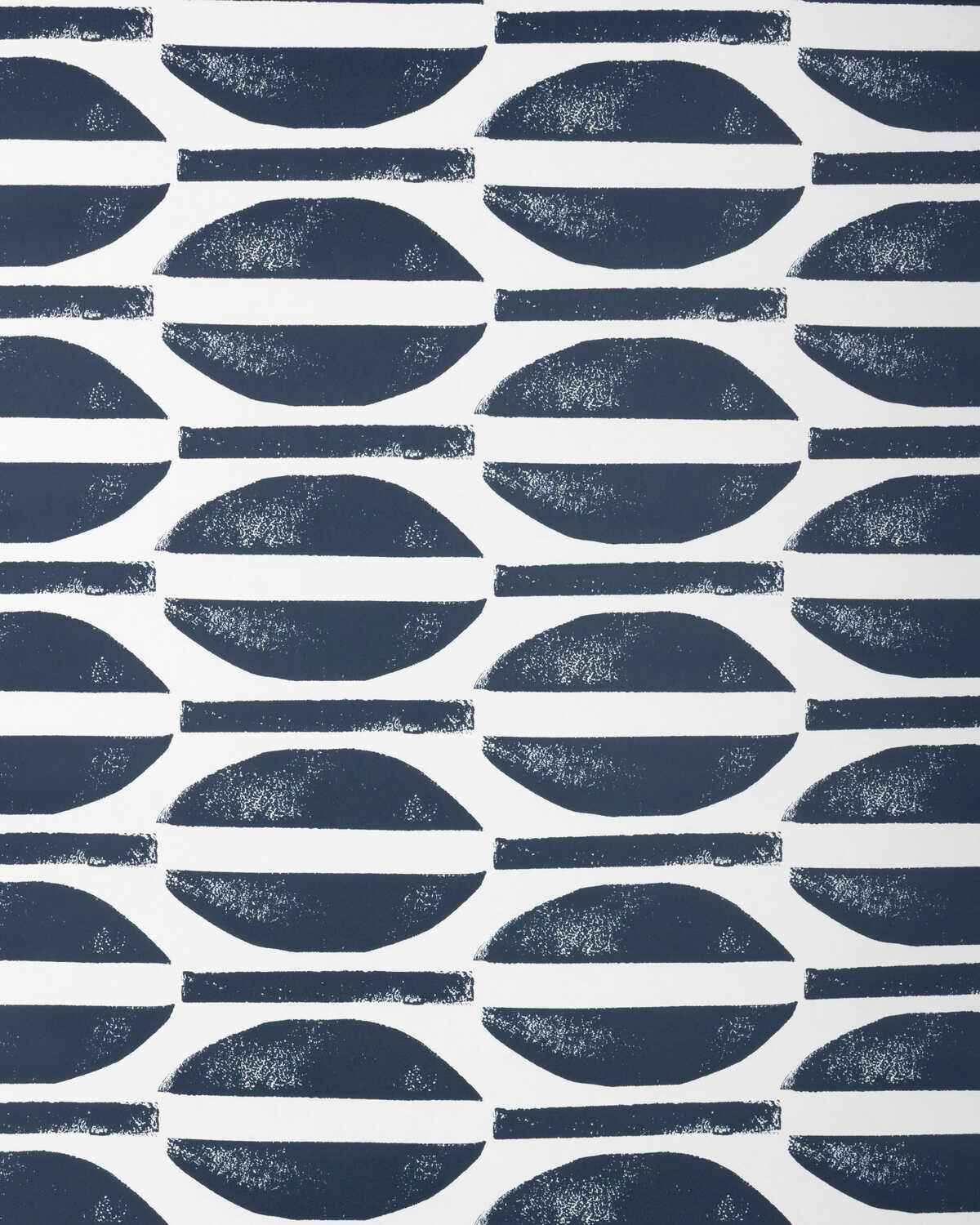 Ccp234816500 Raja Wp Dark Navy Caroline Cecil Textiles Wallpaper