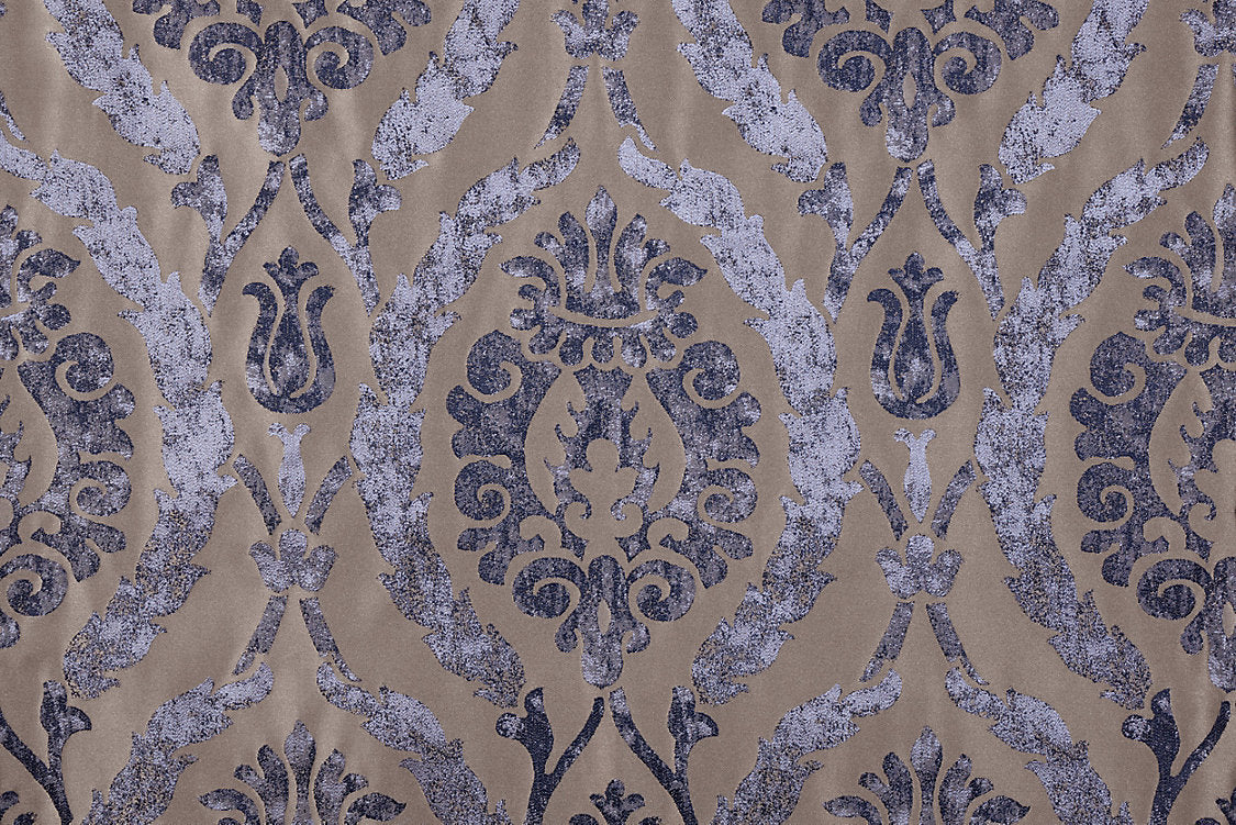 Corona Damask - Slate Blue - Scalamandre Fabric