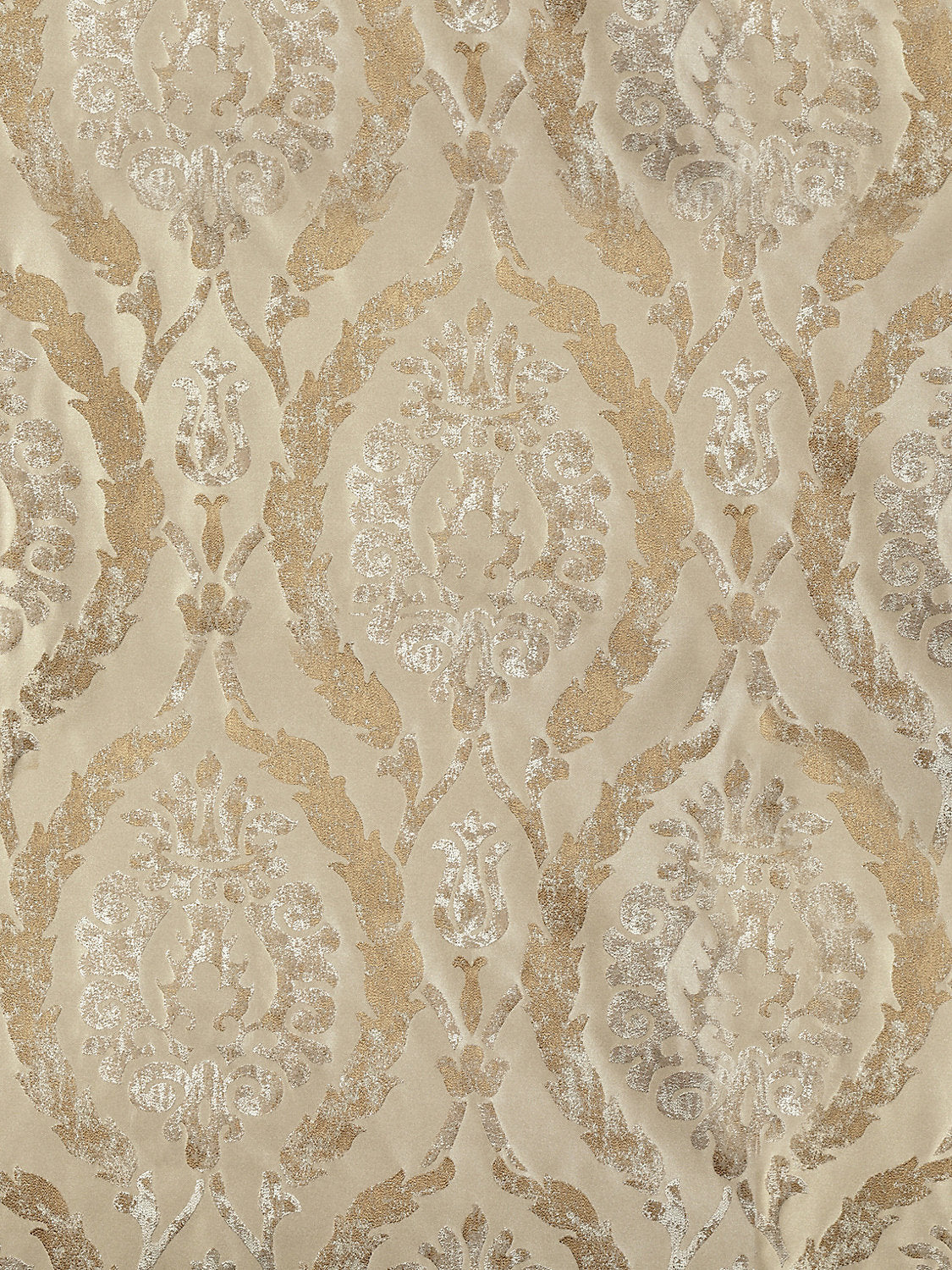 Corona Damask - Ash Blonde - Scalamandre Fabric