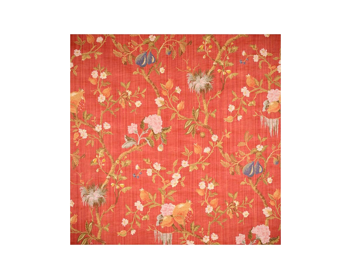 MELOGRANO MULTI ON CINNABAR CL 26464 0003 by Colony Fabric - Scalamandre Fabric