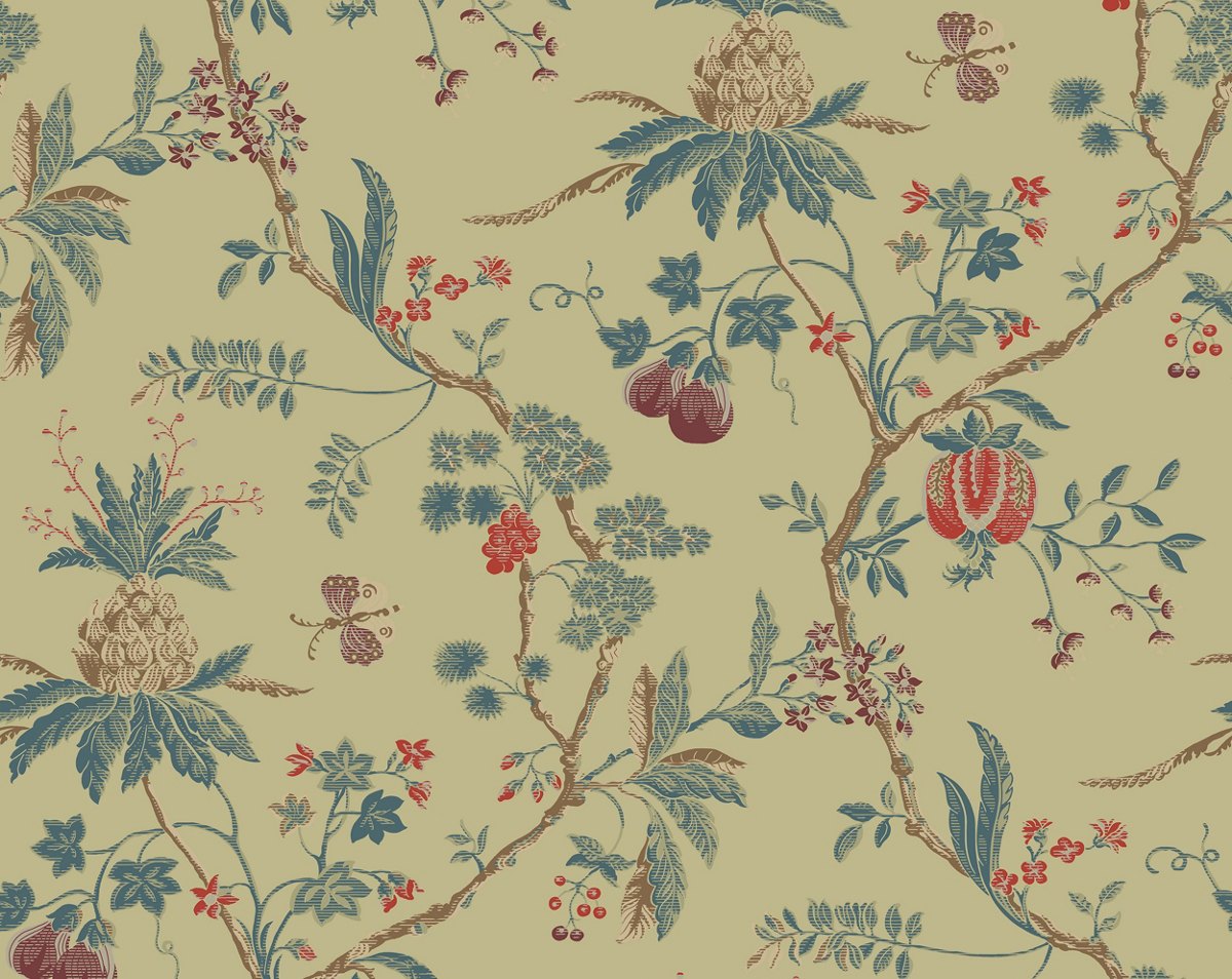 LA PEROUSE - WALLPAPER VERDE MANDORLA CL WP26148 0003 by Colony Wallpaper - Scalamandre Wallpaper