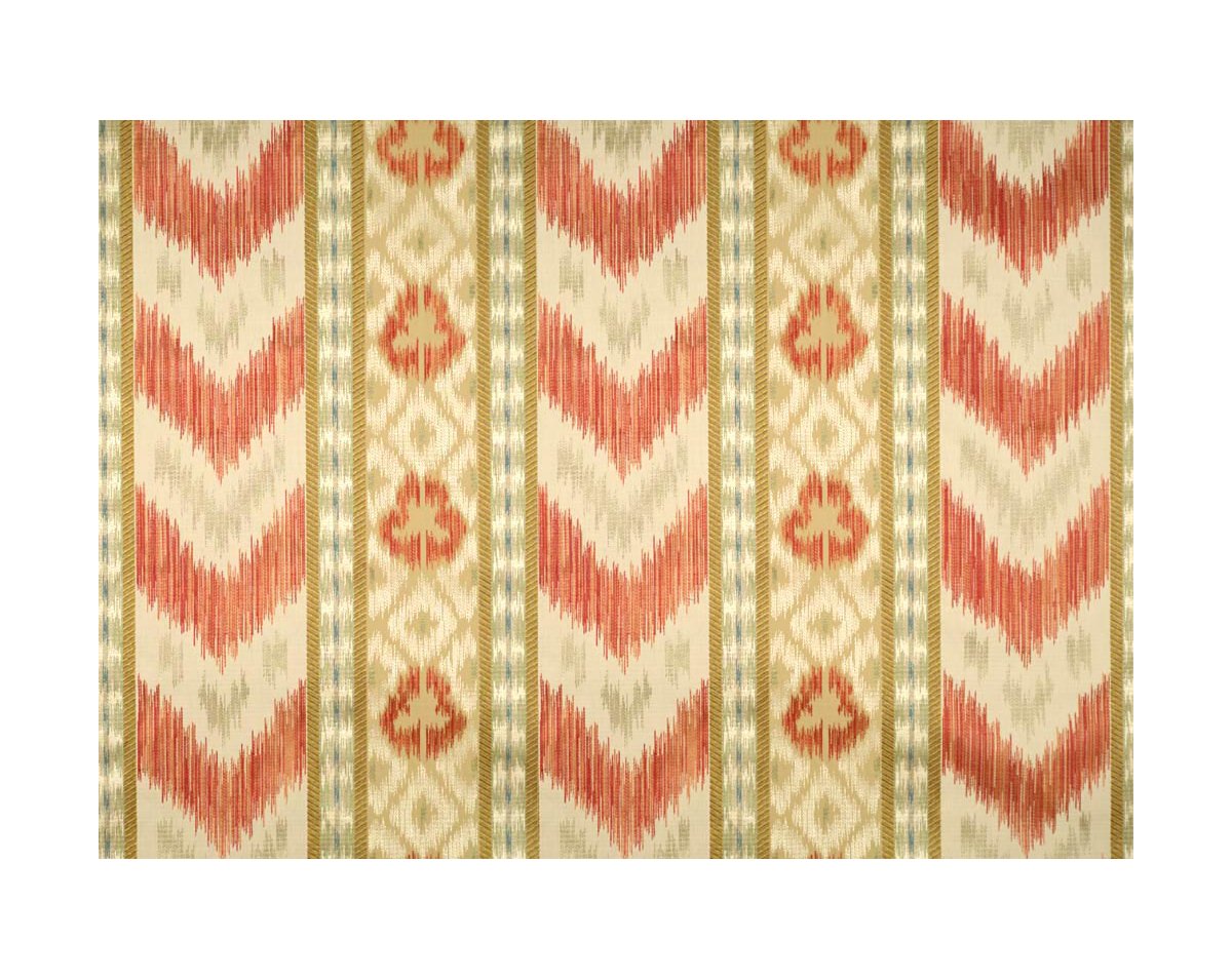UNGHERESE RIGATO MULTI REDS & TAUPES CL 26416 0004 by Colony Fabric - Scalamandre Fabric