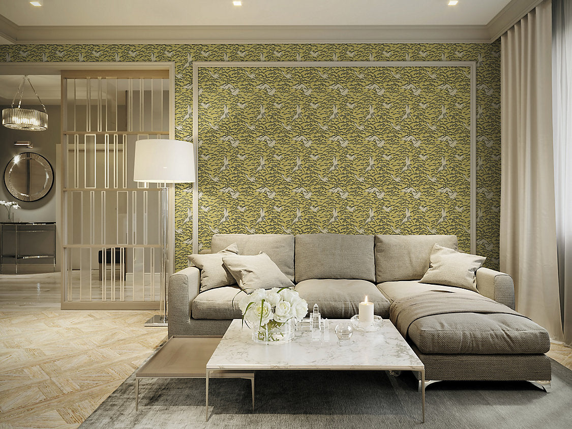 GRU - GRASSCLOTH GIALLO CL WP36396 0003 by Colony Wallpaper
