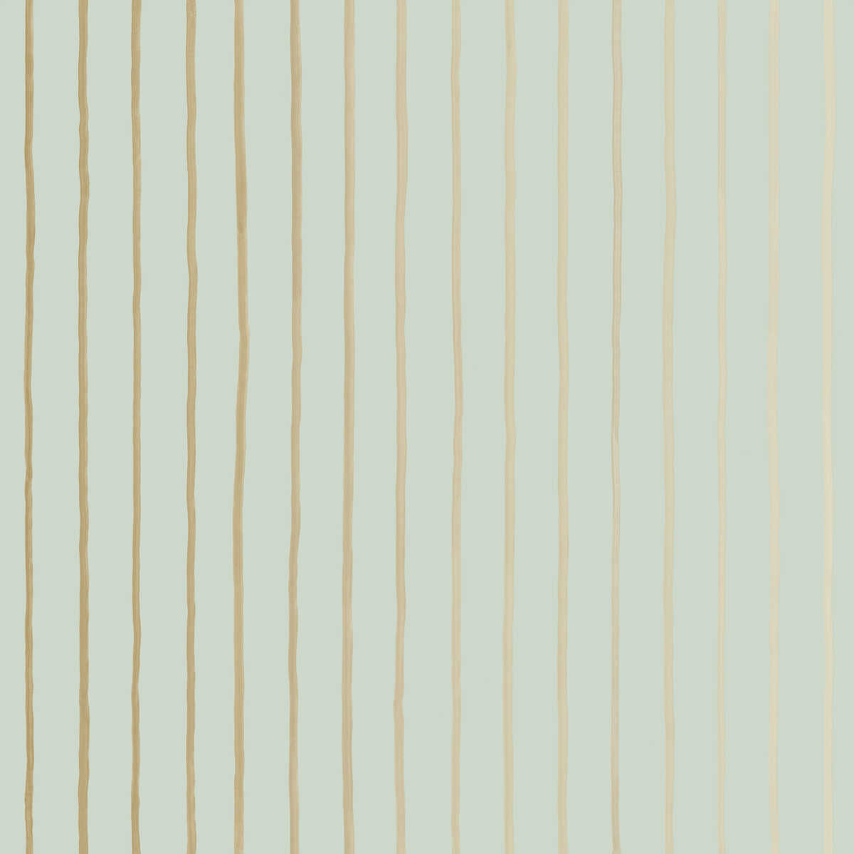 College Stripe - Duck Egg+Gilver - Cole & Son Wallpaper
