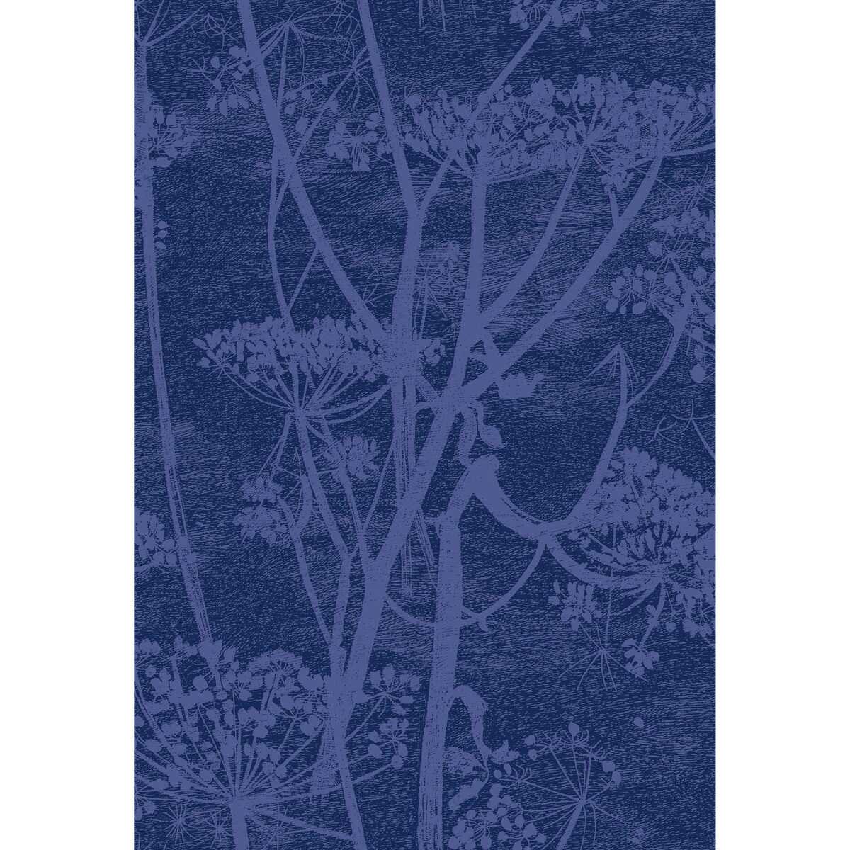 Cow Parsley Print - Hyacinth/Ink - COLE & SON Fabric