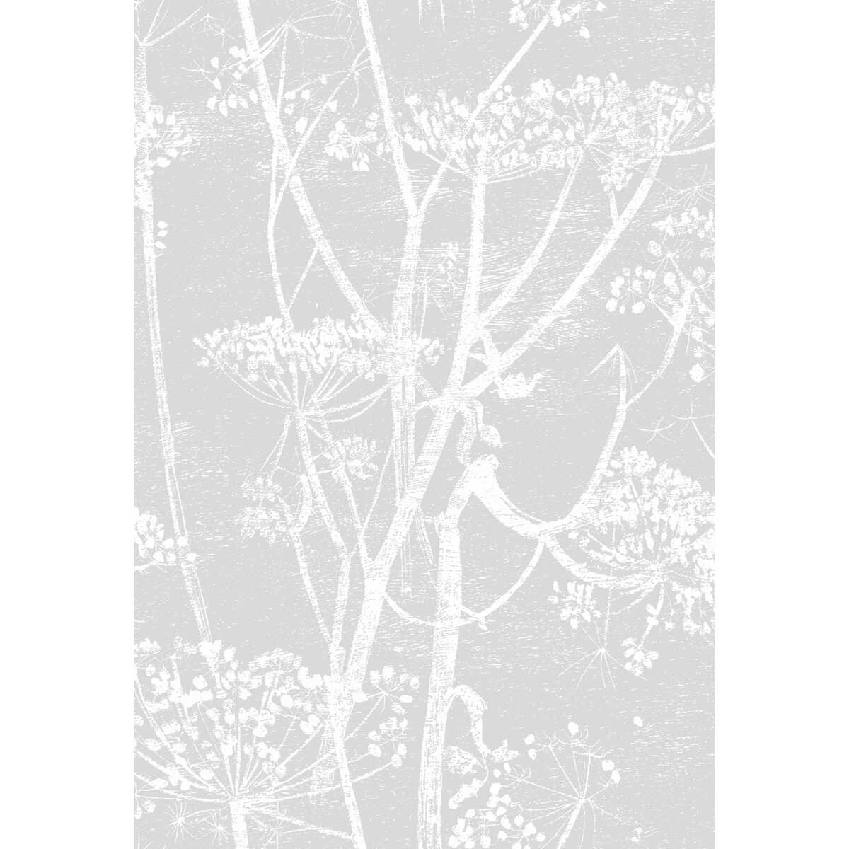 Cow Parsley Linen Print - Soft Grey - COLE & SON Tela