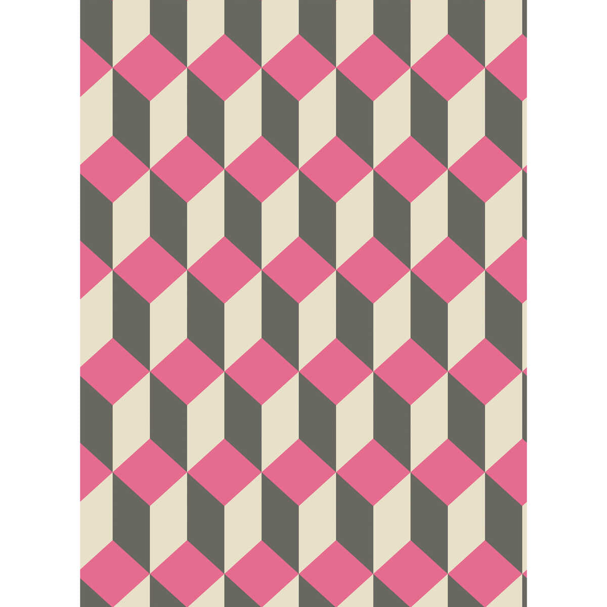 Delano - Pink And Black - COLE & SON Wallpaper