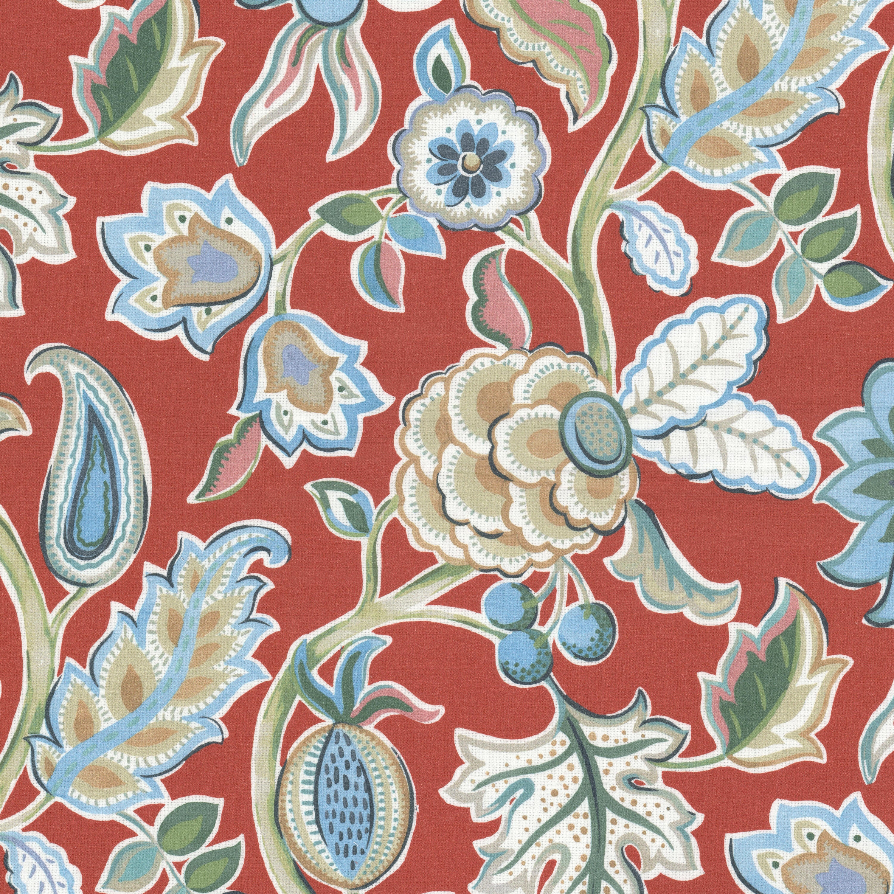 ELMGROVE-1-SALSA-STOUT-TEXTILES - Stout Textiles Fabric