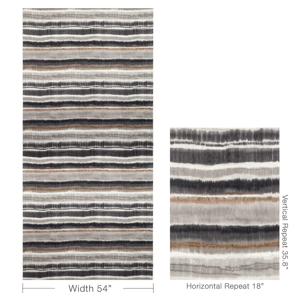 Enthral - Charcoal - KRAVET COUTURE Fabric