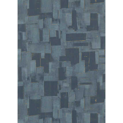 Cubist - Indigo - THREADS Papel pintado