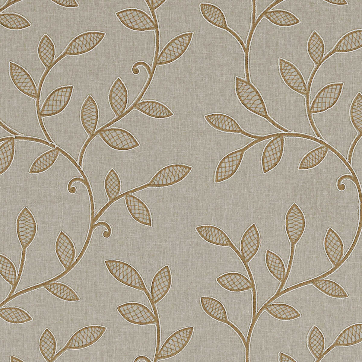 Hetton - Caramel - CLARKE AND CLARKE Fabric