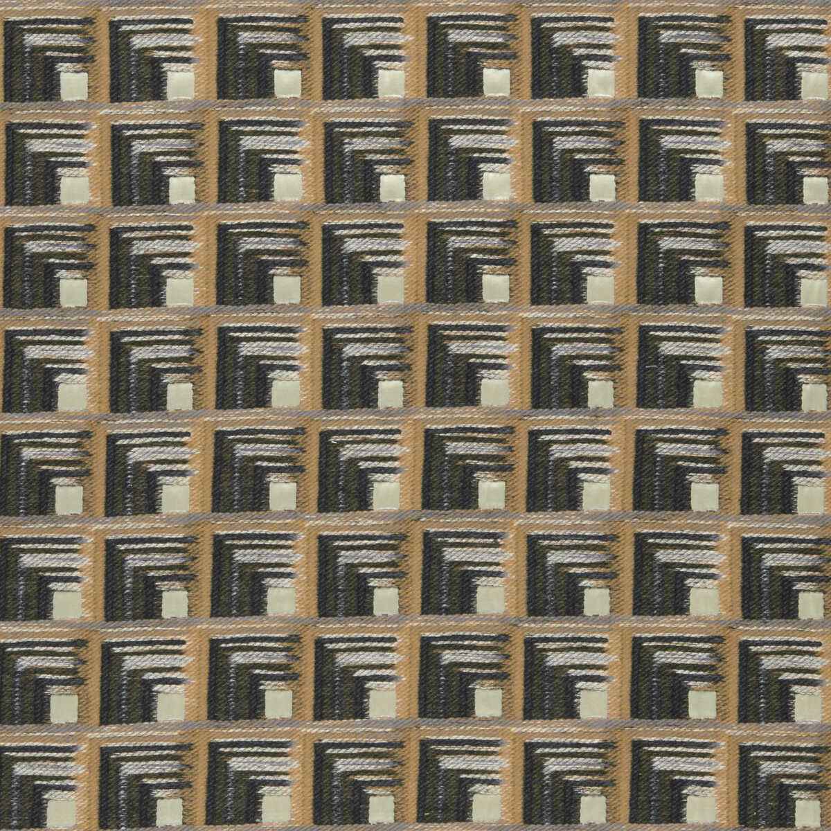 F095901cac0 Oni Charcoal Cinnamon Clarke And Clarke Fabric