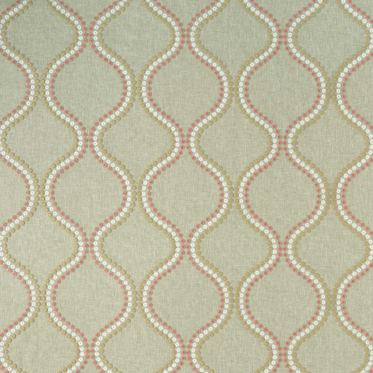 Layton - Pink/Apple - CLARKE AND CLARKE Fabric