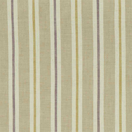 Sackville Stripe - Heather/Linen - CLARKE AND CLARKE Fabric