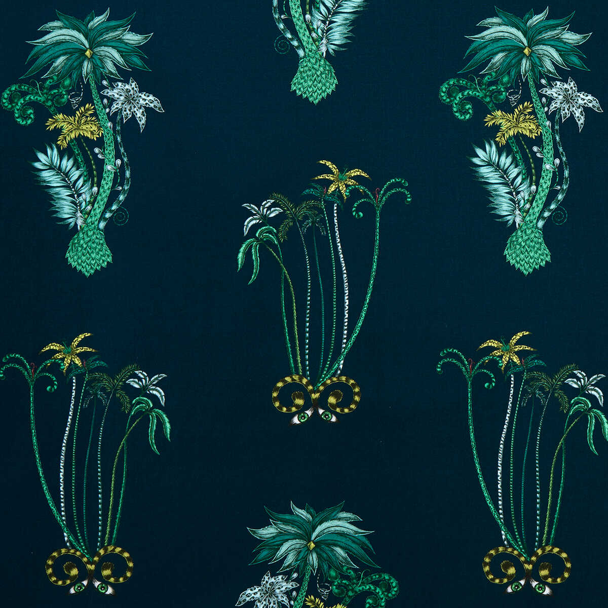 Jungle Palms - Navy
