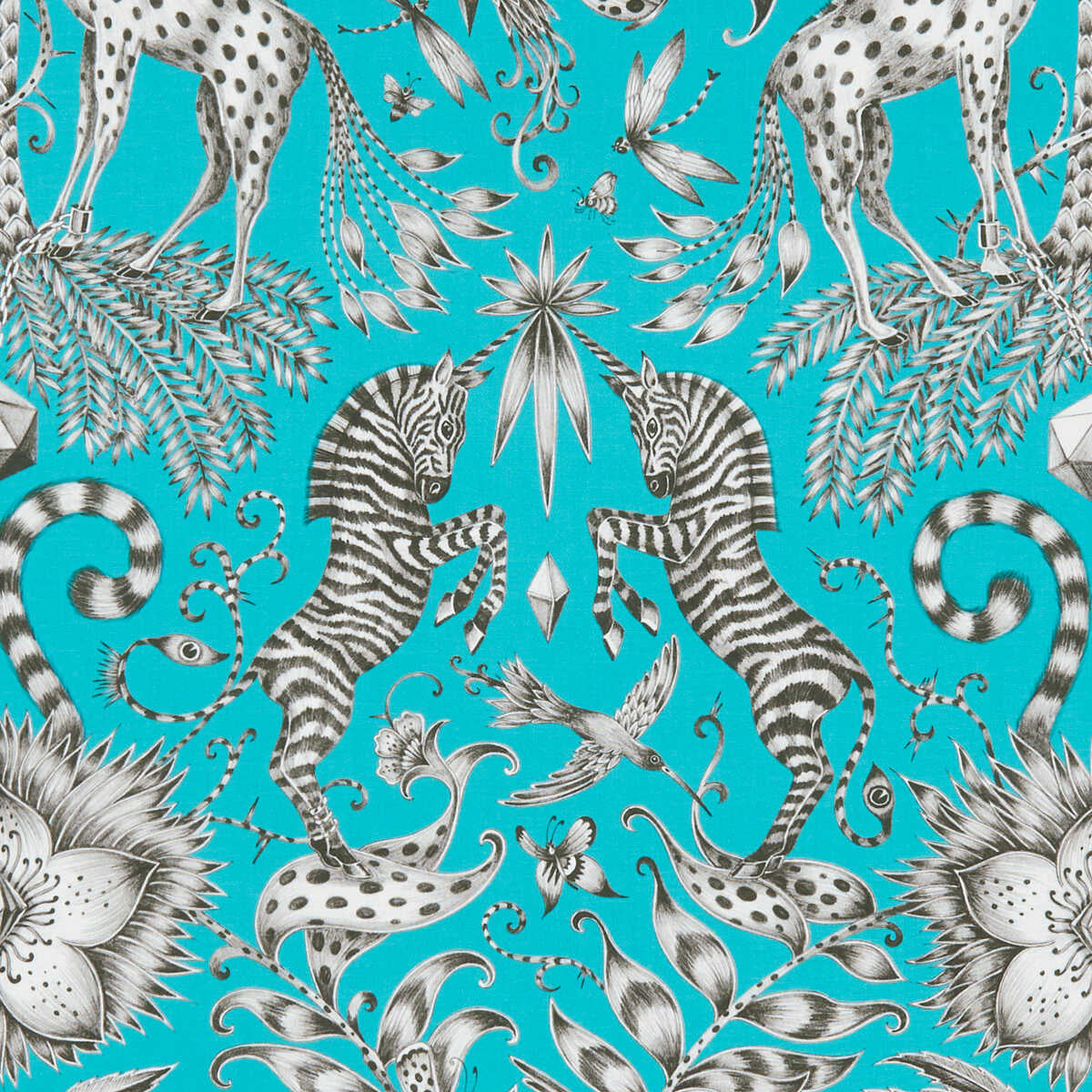 Kruger - Teal - CLARKE AND CLARKE Fabric