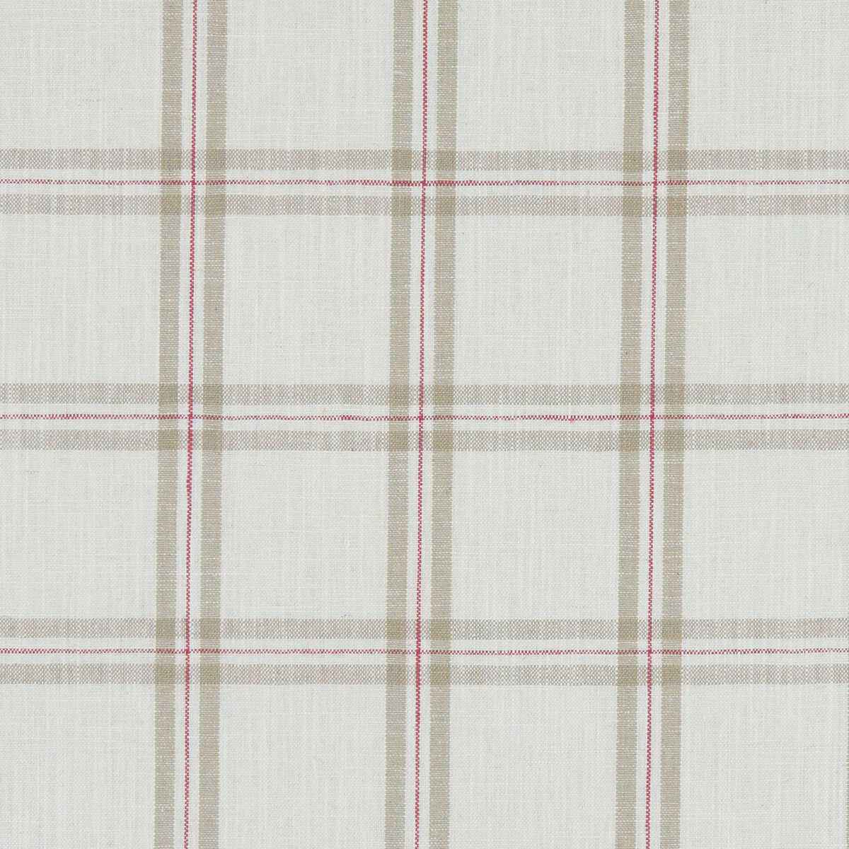F112406cac0 Kelmscott Raspberry Linen Clarke And Clarke Fabric - CLARKE AND CLARKE Fabric