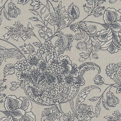 Woodsford - Denim - CLARKE AND CLARKE Fabric