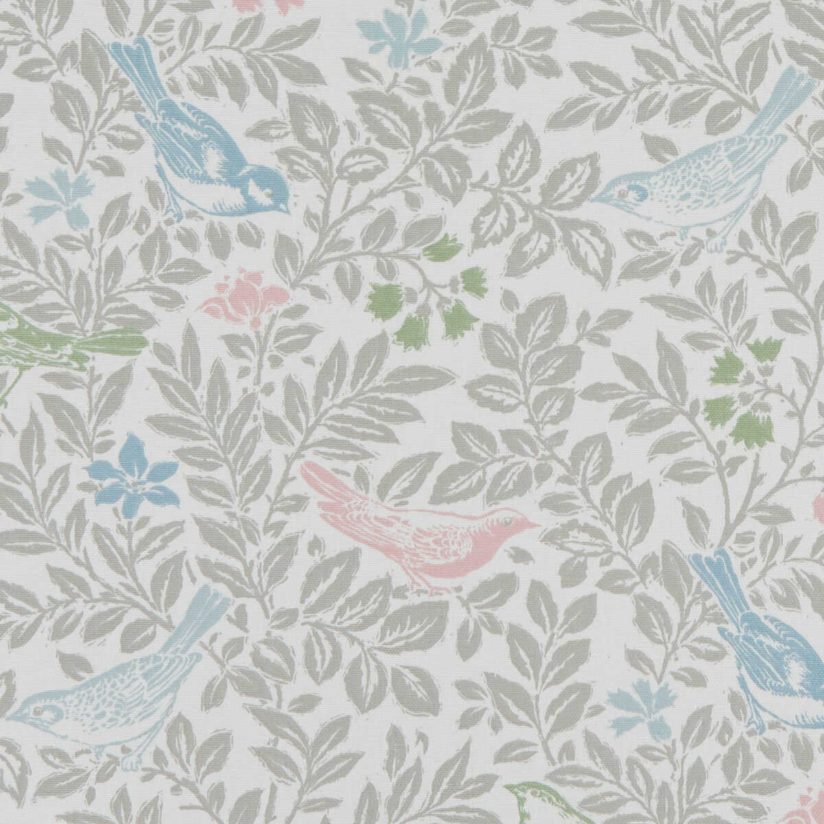 Bird Song - Pastel - CLARKE AND CLARKE Fabric