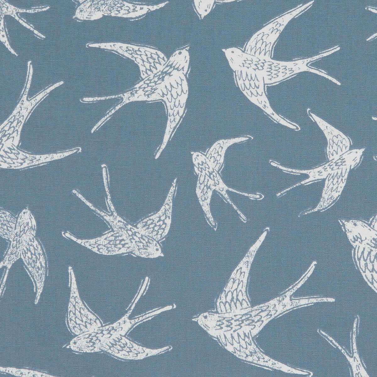 Fly Away - Navy - CLARKE AND CLARKE Fabric