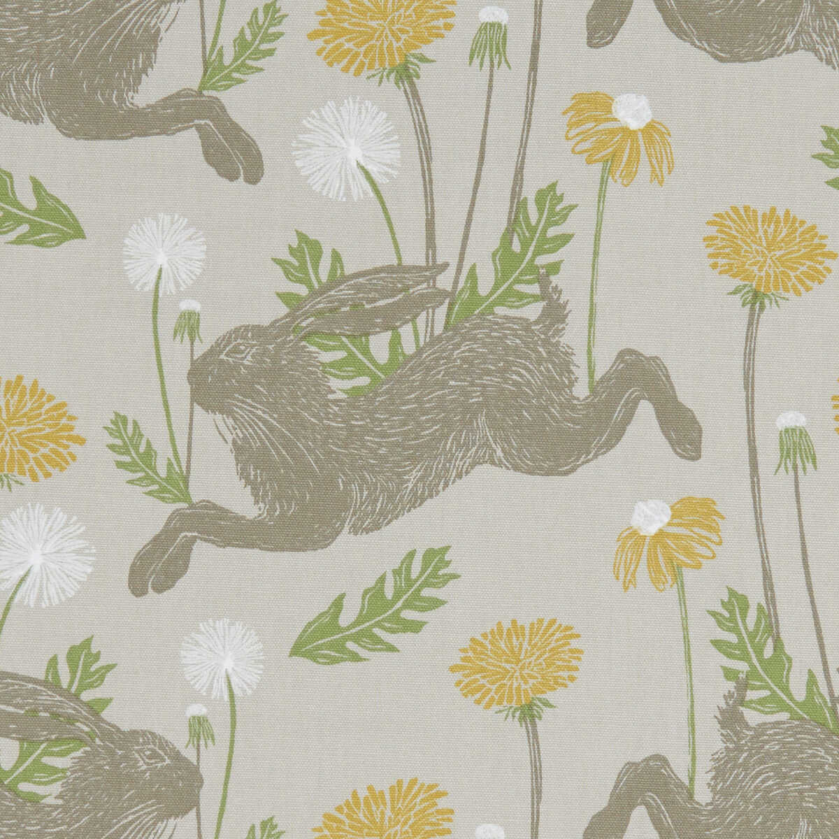 March Hare - Linen - CLARKE AND CLARKE Fabric