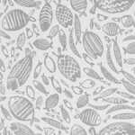 Trawler - Grey - CLARKE AND CLARKE Fabric