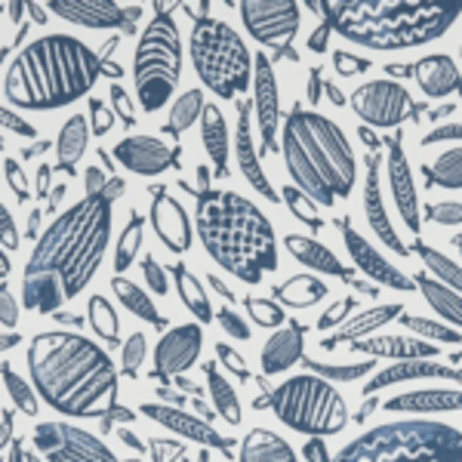 F1194/03.CAC.0 TRAWLER NAVY - CLARKE AND CLARKE Fabric - CLARKE AND CLARKE Fabric
