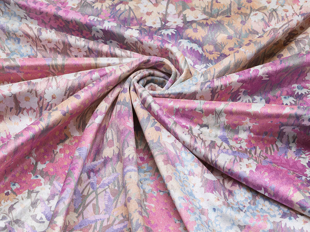 Grande Fleur Velvet - Cerise - COLE & SON Fabric