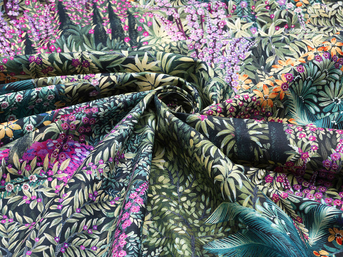 Cascade Linen - Teal - COLE & SON Fabric