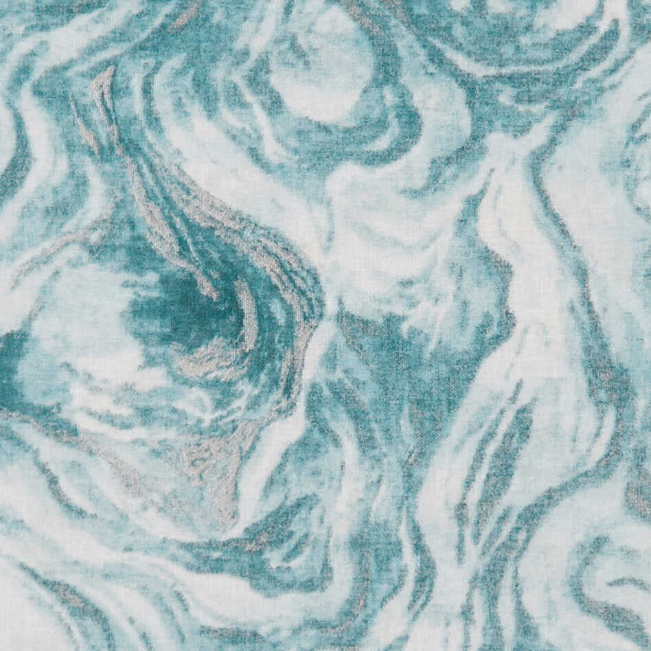 Lavico Sheer - Mineral/Kingfisher - CLARKE AND CLARKE Fabric