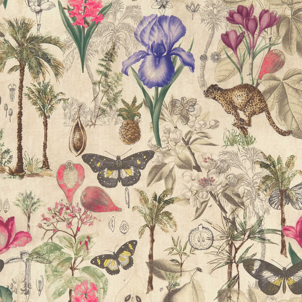 Botany - Summer - CLARKE AND CLARKE Fabric