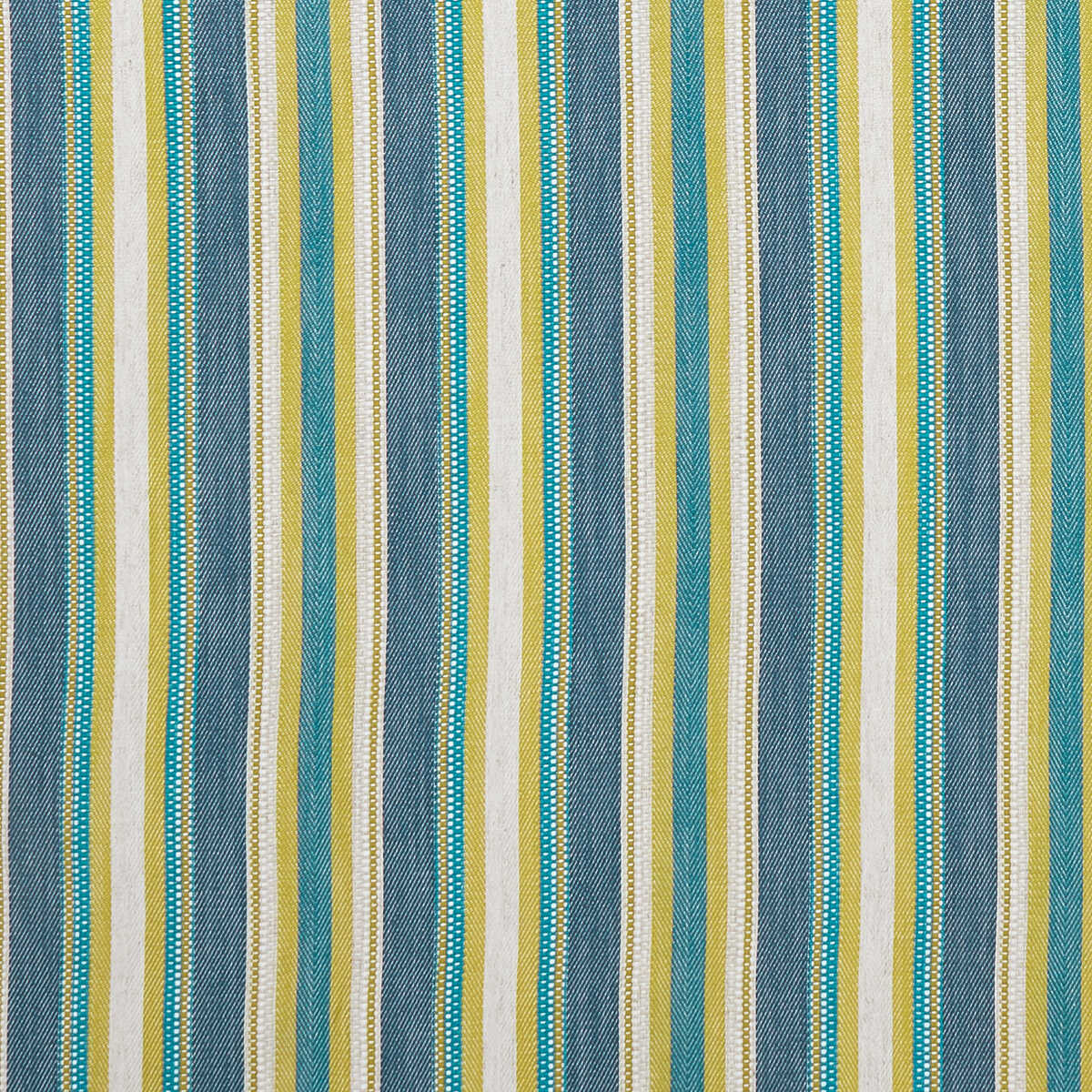 Ziba - Denim/Chartreuse - CLARKE AND CLARKE Fabric