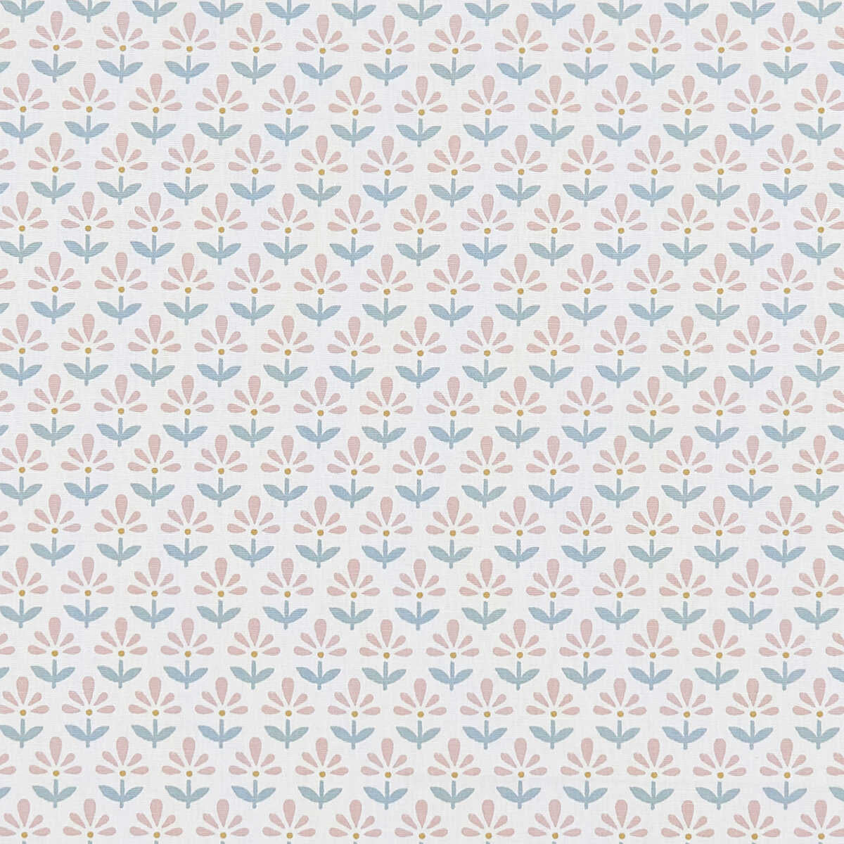 Fleur - Blush/Mineral - CLARKE AND CLARKE Fabric