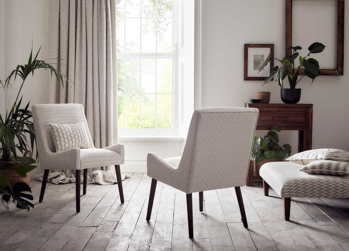 Linear - Linen - CLARKE AND CLARKE Fabric