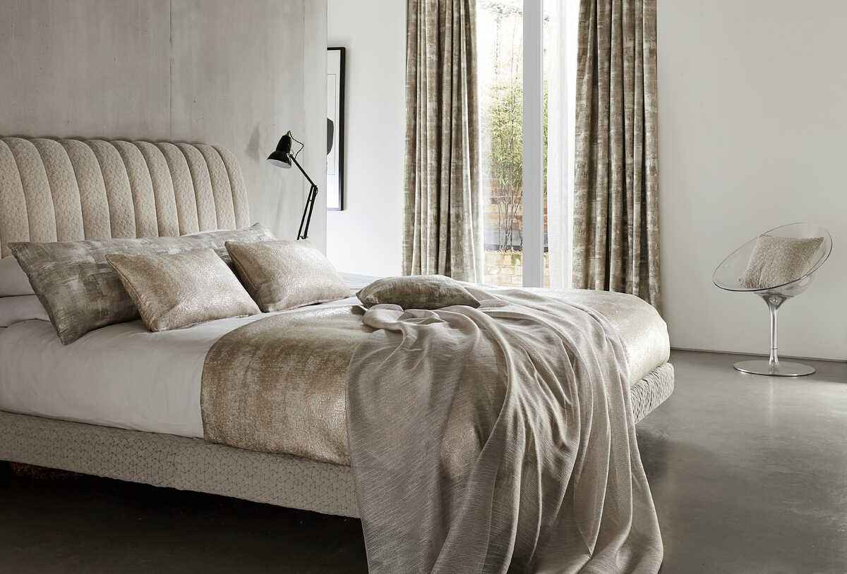 F147203cac0 Tessellati Natural Gilver Clarke And Clarke Fabric - CLARKE AND CLARKE Fabric