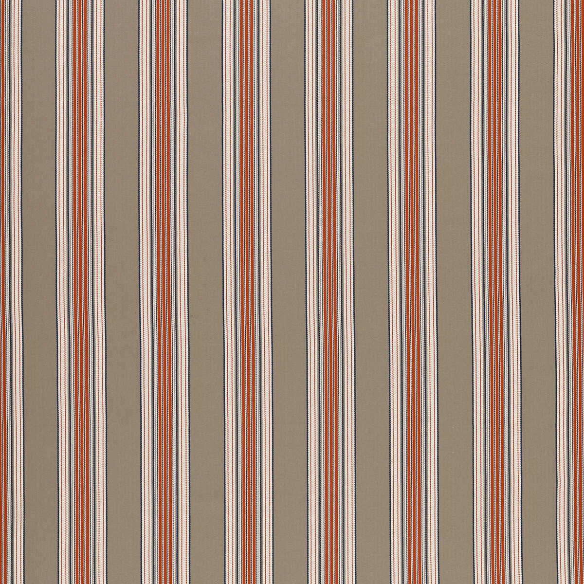 Marylebone - Navy/Rouge - CLARKE AND CLARKE Fabric