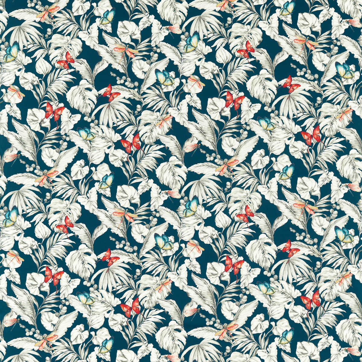 Acadia - Midnight - CLARKE AND CLARKE Fabric