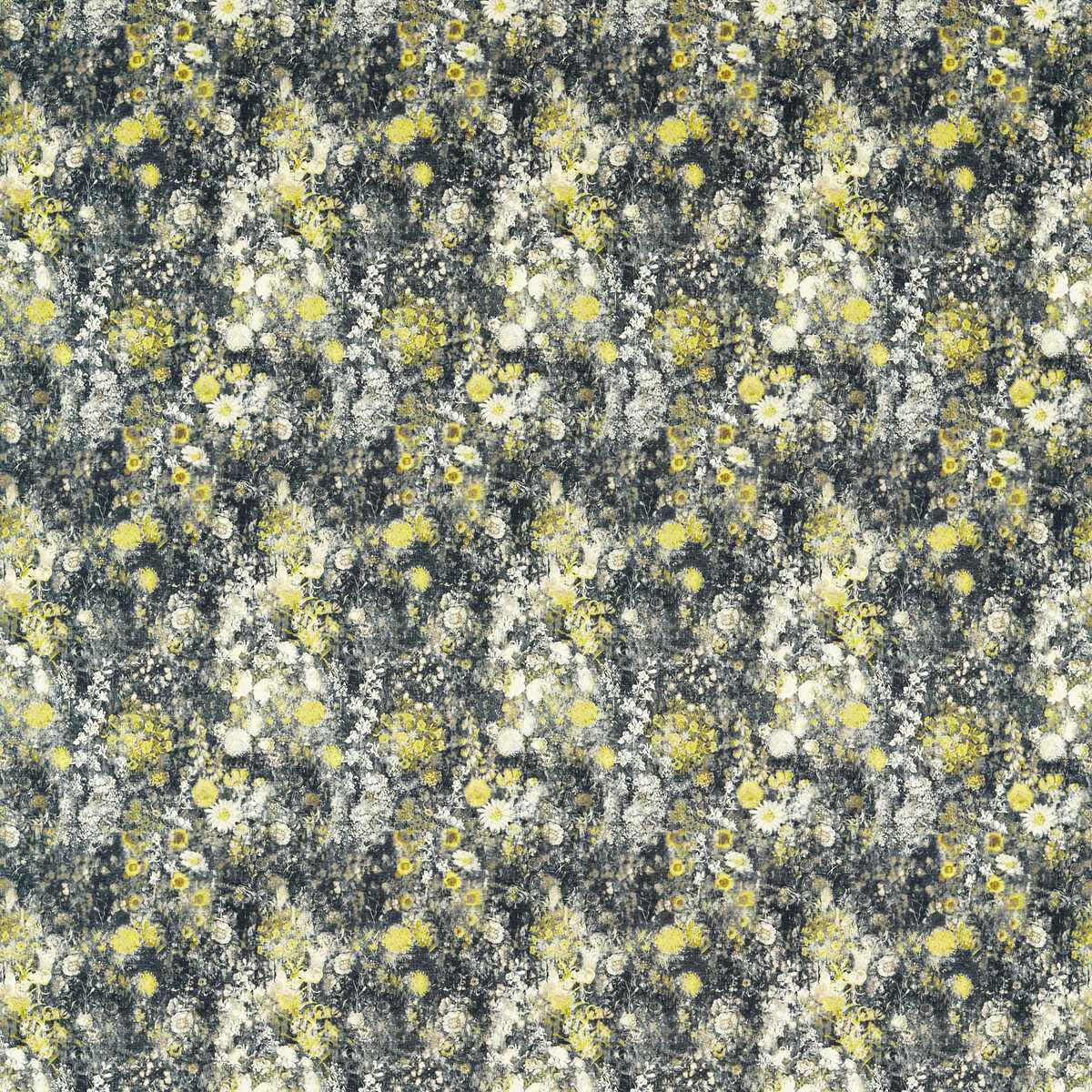 F153901cac0 Rosedene Charcoal Chartreuse Clarke And Clarke Fabric - CLARKE AND CLARKE Fabric