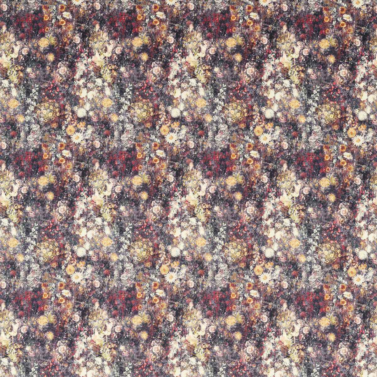 F153905cac0 Rosedene Raspberry Ochre Clarke And Clarke Fabric - CLARKE AND CLARKE Fabric