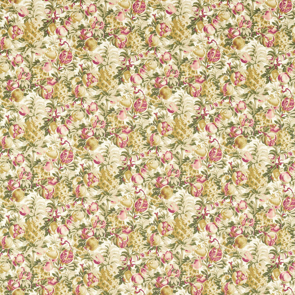 Francis - Blush/Raspberry - CLARKE AND CLARKE Fabric
